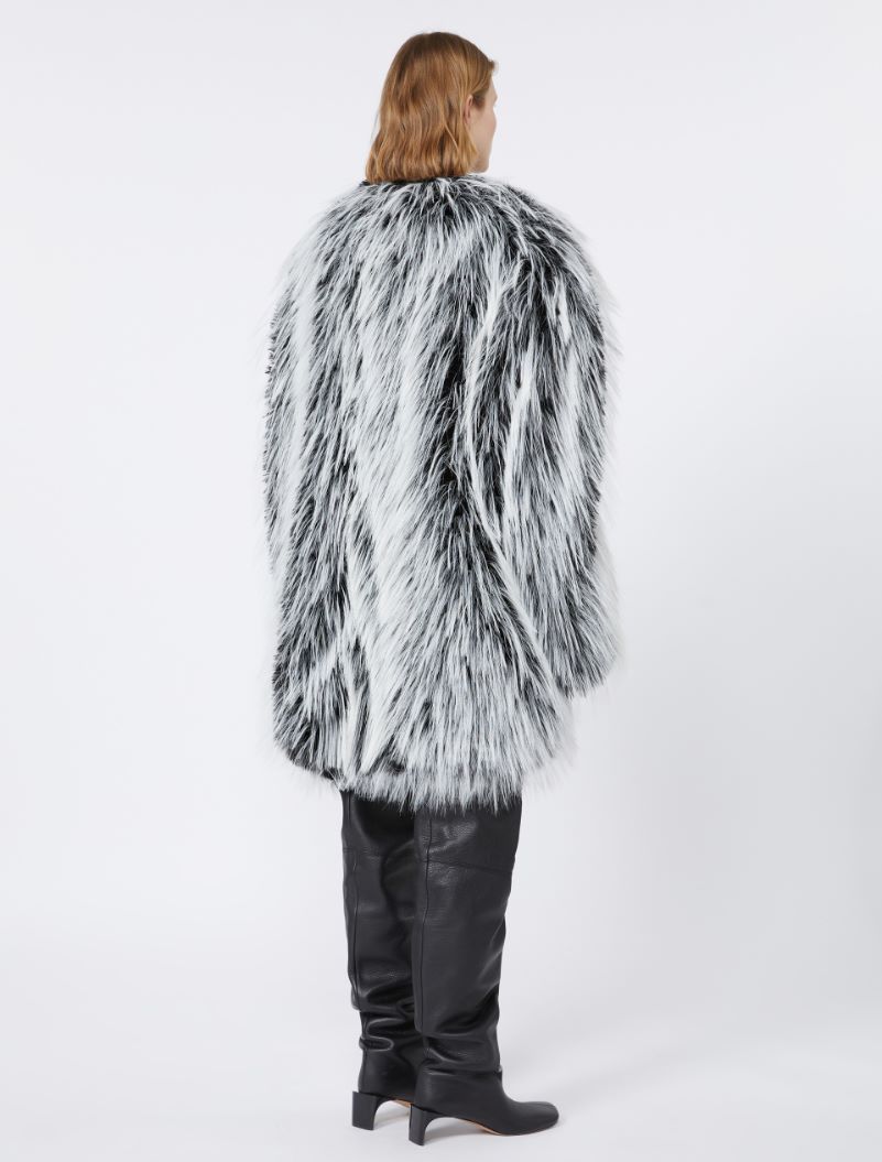 Oversized two-tone jacket - BLACK - Sportmax - 3