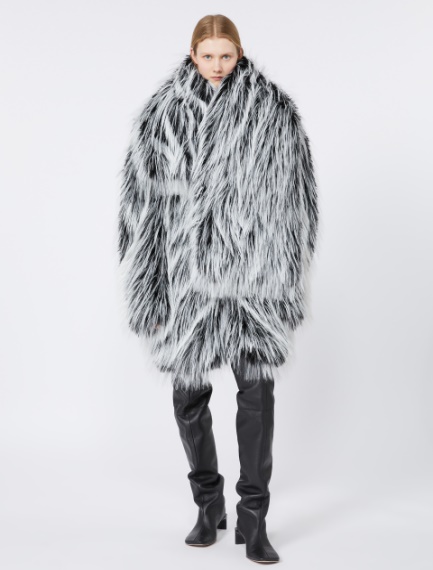 Oversized two-tone jacket - BLACK - Sportmax