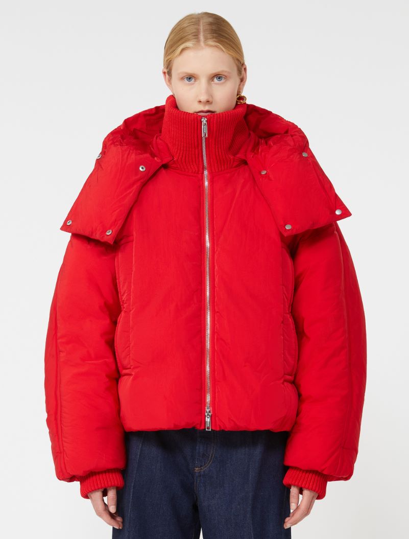 Water-repellent short down jacket - RED - Sportmax - 2