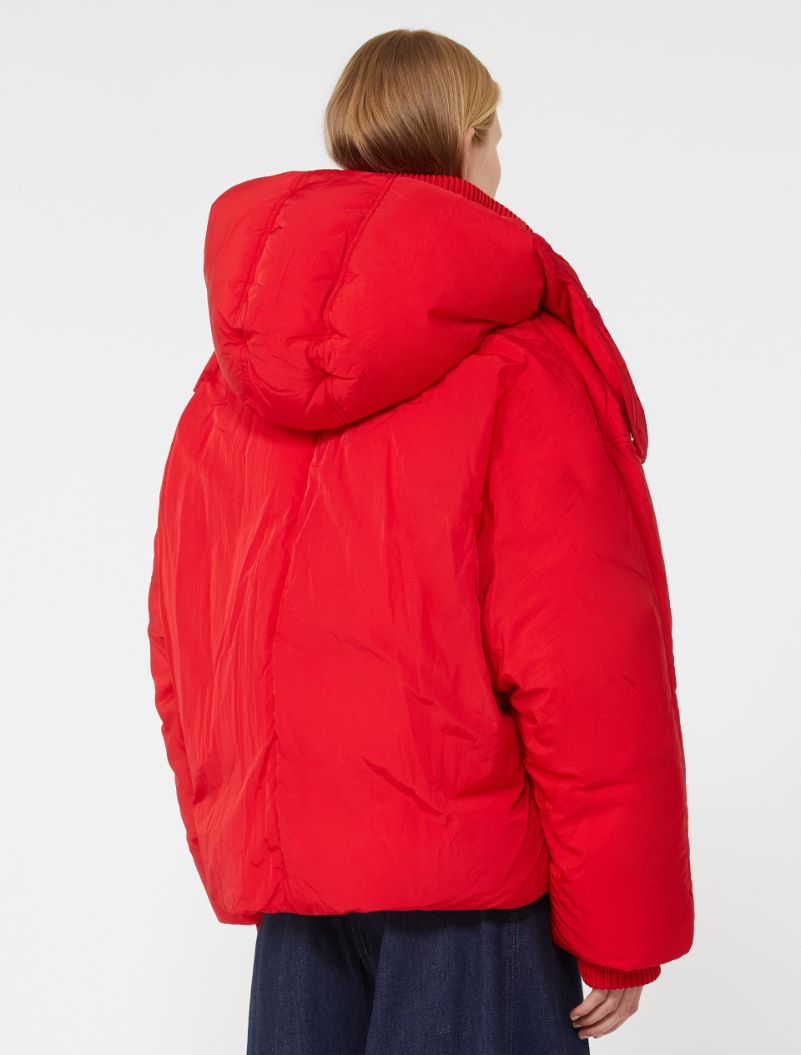 Water-repellent short down jacket - RED - Sportmax - 3