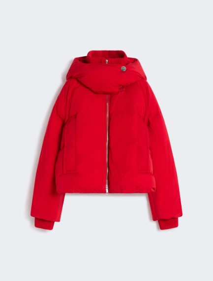 Water-repellent short down jacket - RED - Sportmax
