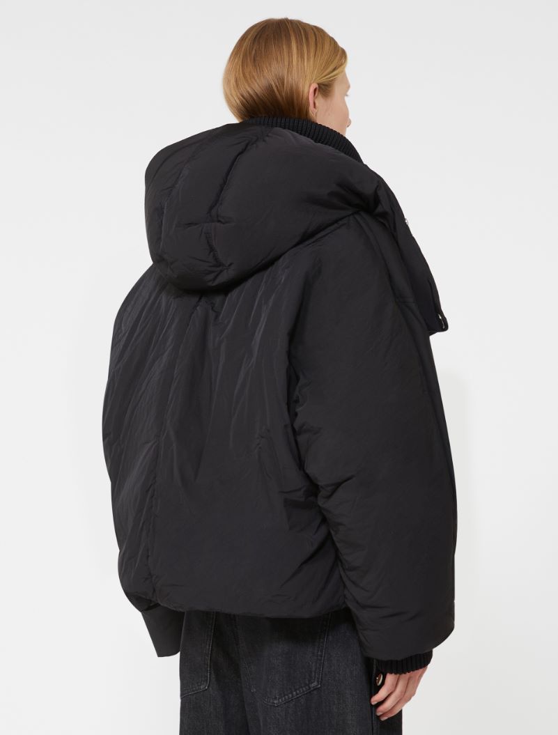 Water-repellent short down jacket - BLACK - Sportmax - 3