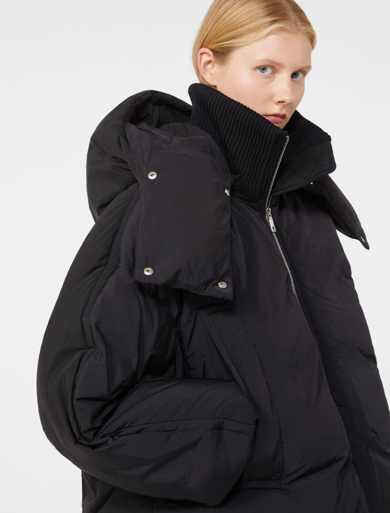 Water-repellent short down jacket - BLACK - Sportmax - 4