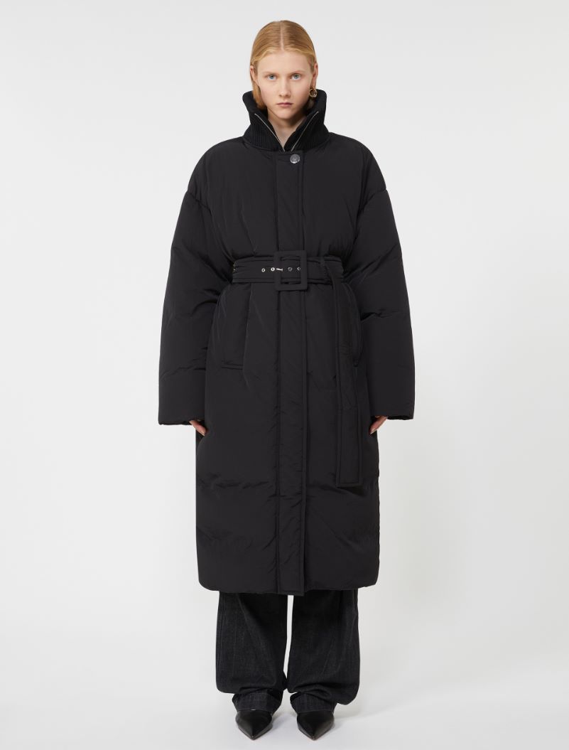 Water-repellent long down jacket - BLACK - Sportmax - 2