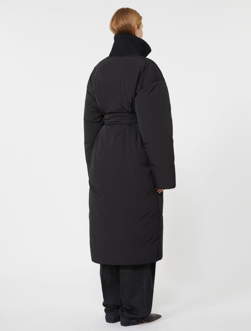 Water-repellent long down jacket - BLACK - Sportmax - 3