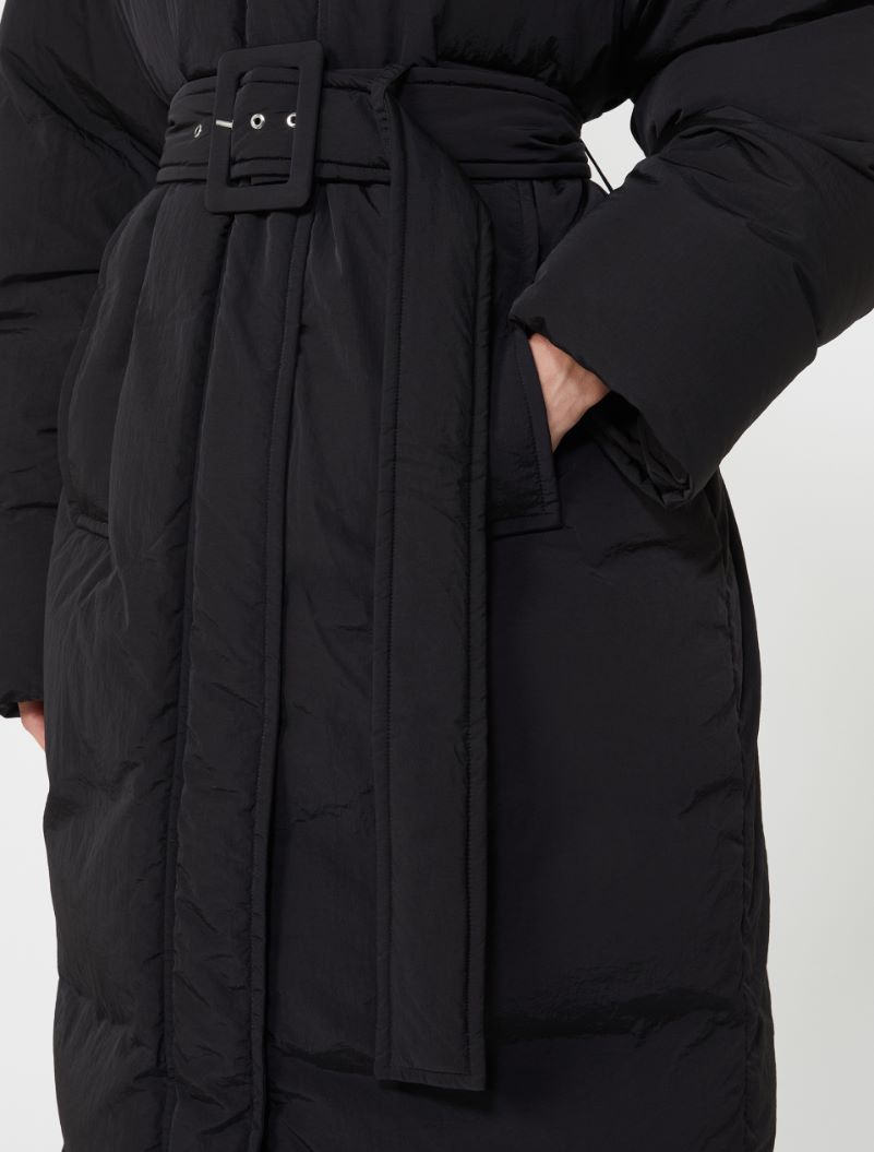 Water-repellent long down jacket - BLACK - Sportmax - 5