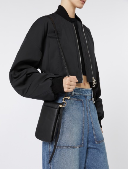 Mini Soffy bag in nappa leather - BLACK - Sportmax