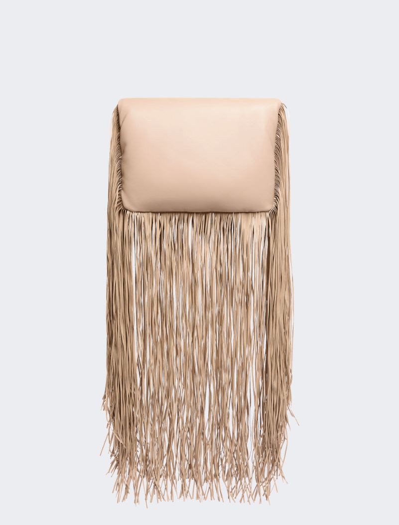Soffy bag with long fringes - RUNWAY - SAND - Sportmax - 3