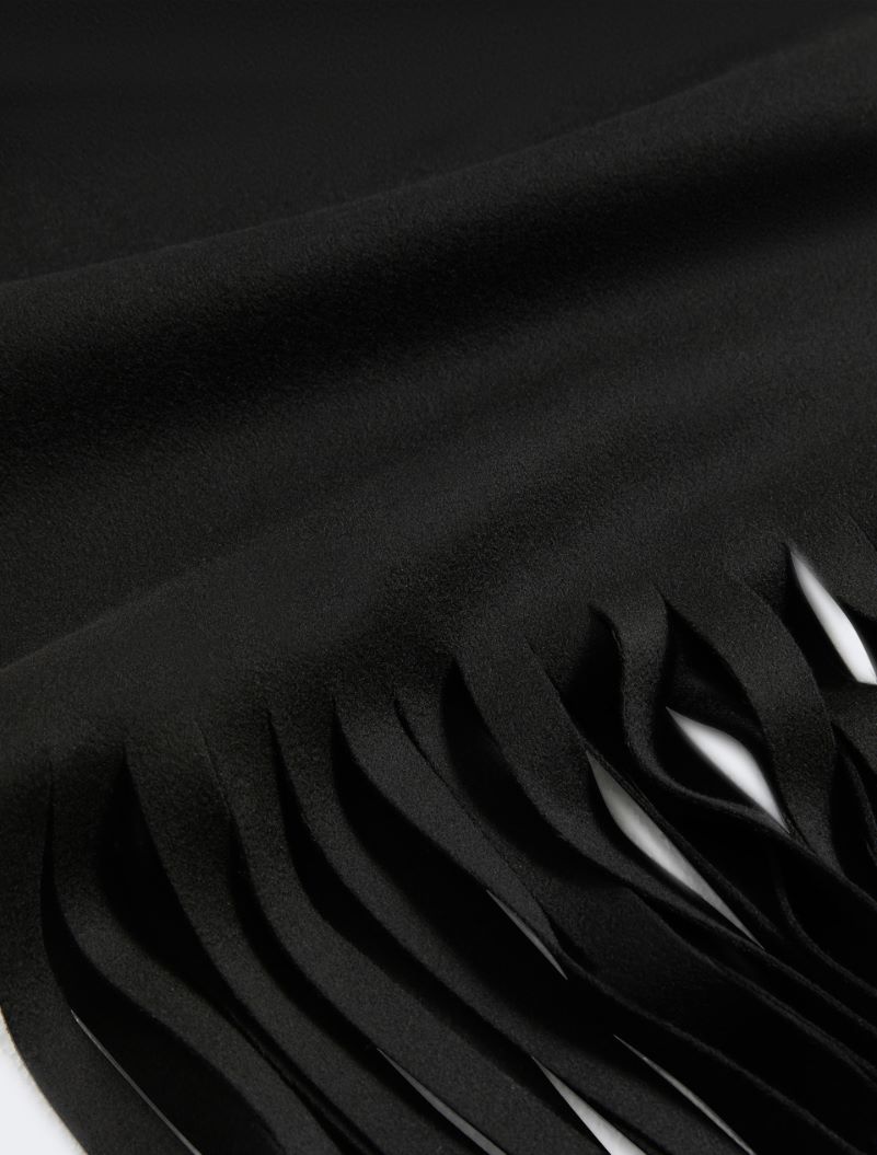 Long fringed scarf - RUNWAY - BLACK - Sportmax - 2