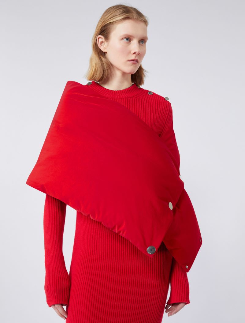 Padded stole - RED - Sportmax - 2