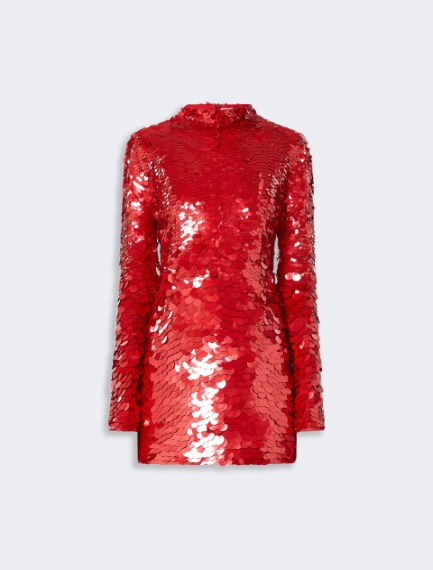 Short dress with nuanced sequin detail - KLEPSYDRA CAPSULE - RED - Sportmax