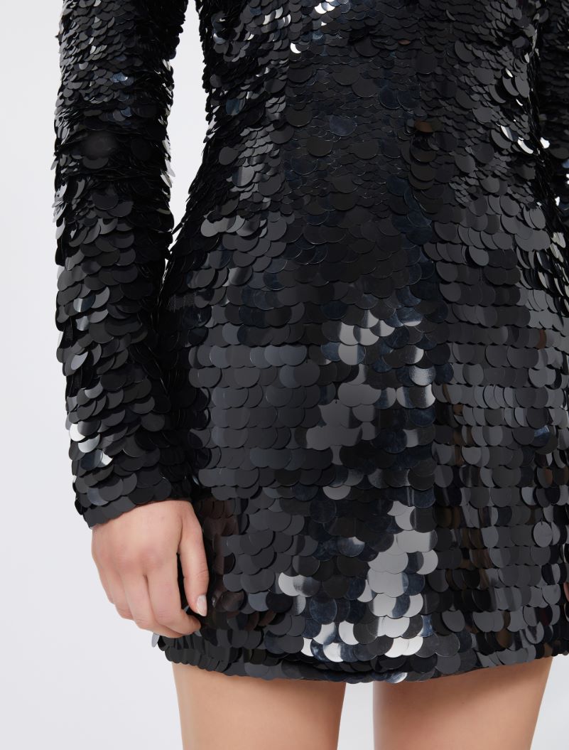 Abito corto con paillette - KLEPSYDRA CAPSULE - NERO - Sportmax - 5