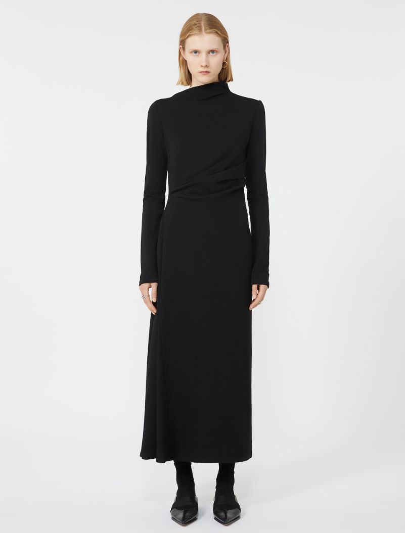 Long jersey dress - BLACK - Sportmax - 2