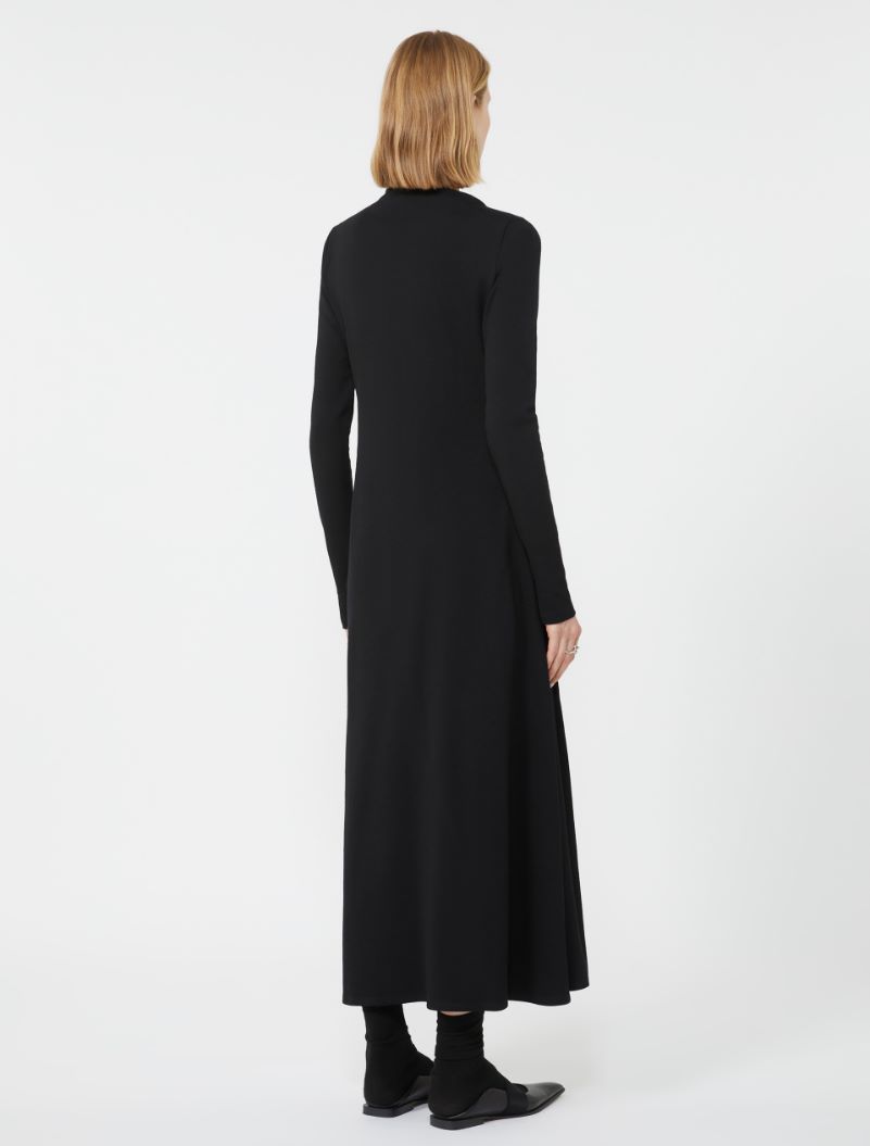 Long jersey dress - BLACK - Sportmax - 3