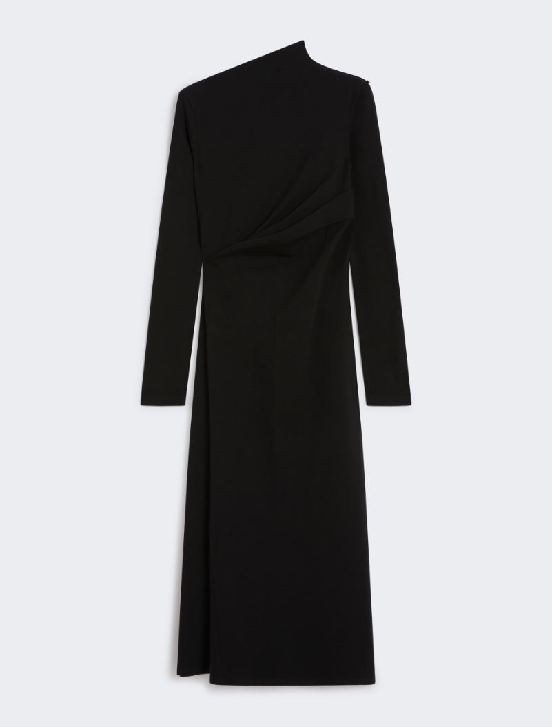 Long jersey dress - BLACK - Sportmax - 7