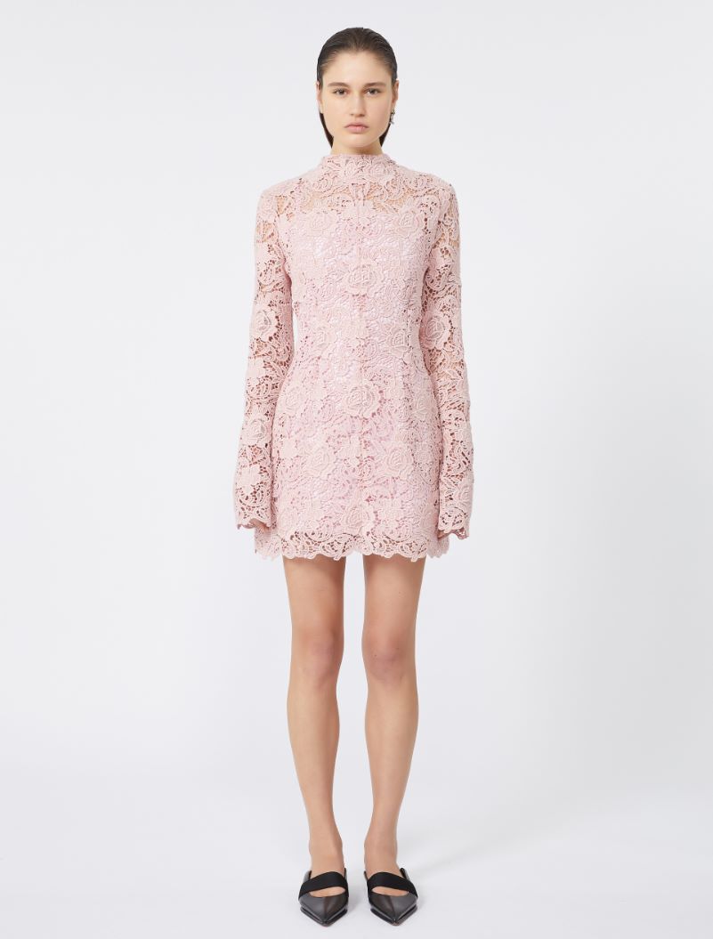 Short floral macramé dress - KLEPSYDRA CAPSULE - PINK - Sportmax - 2