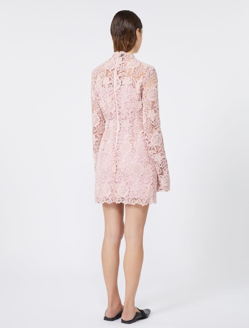 Short floral macramé dress - KLEPSYDRA CAPSULE - PINK - Sportmax - 3