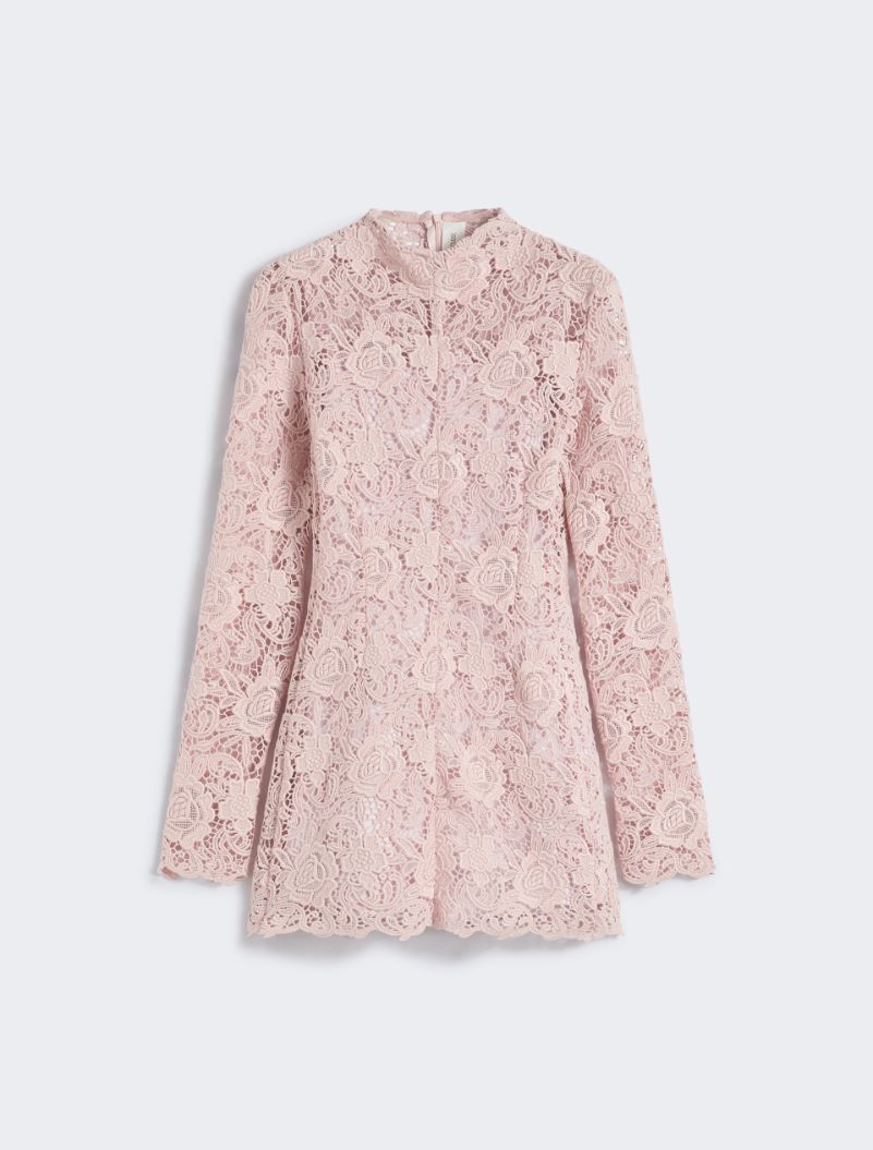 Short floral macramé dress - KLEPSYDRA CAPSULE - PINK - Sportmax - 7