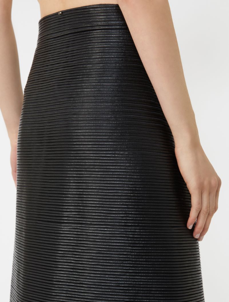 Midi skirt with fringes - RUNWAY - BLACK - Sportmax - 6
