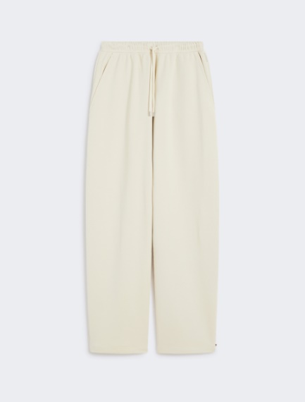 Soft trousers in light fleece - IVORY - Sportmax