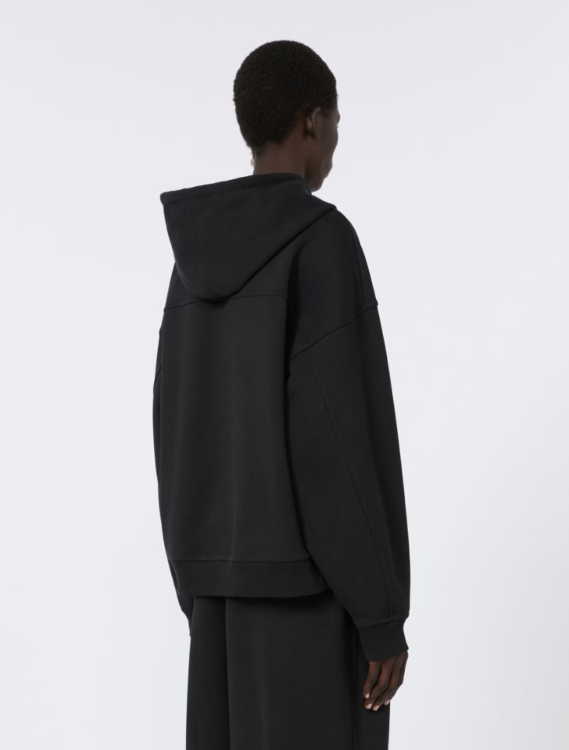 Lined hoodie - BLACK - Sportmax - 3