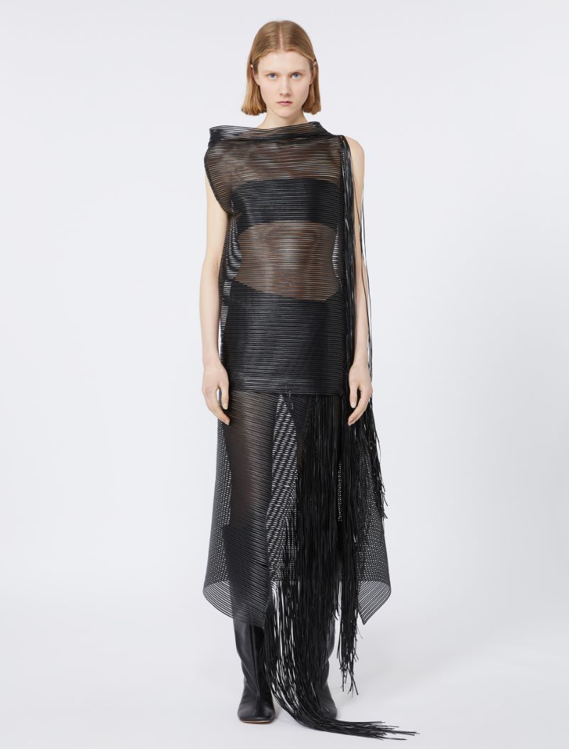 Embroidered tulle tunic - BLACK - Sportmax - 2
