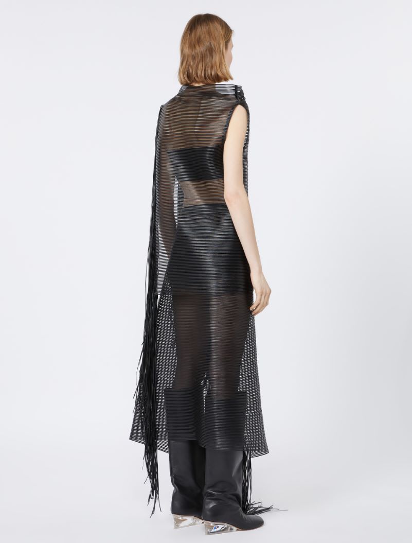 Embroidered tulle tunic - BLACK - Sportmax - 3