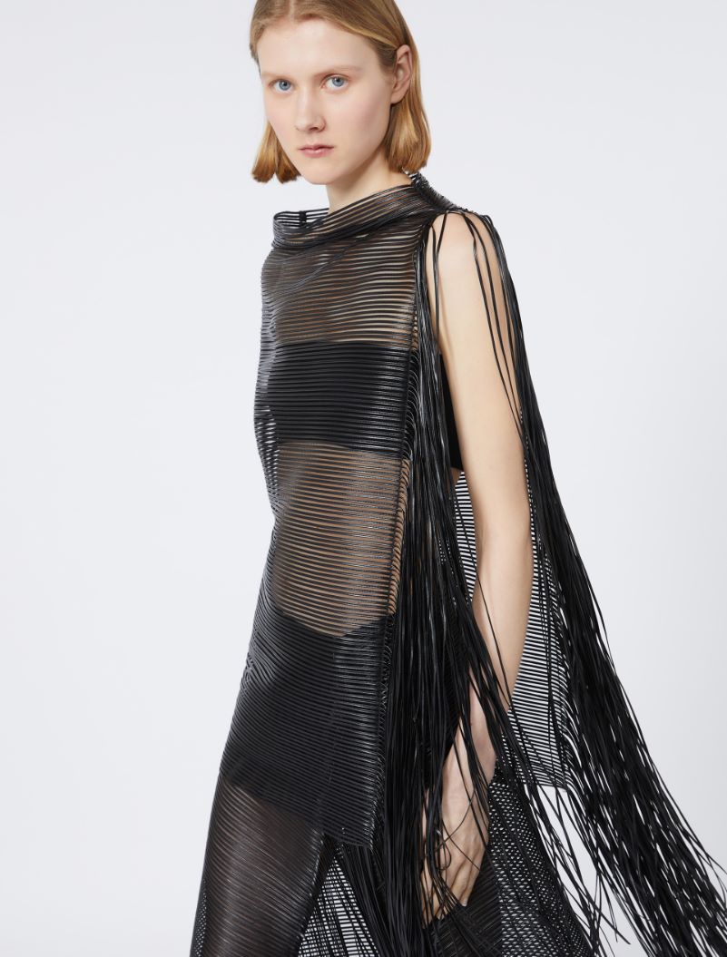 Embroidered tulle tunic - BLACK - Sportmax - 4