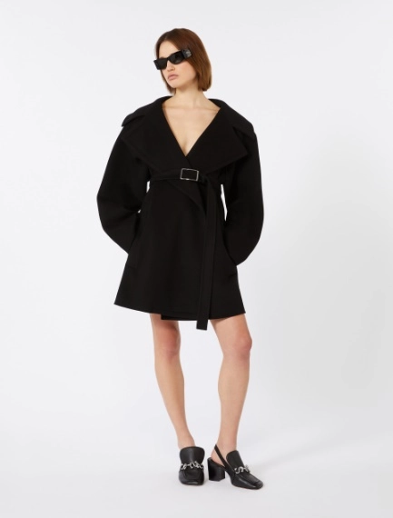 Short wool coat - BLACK - Sportmax - 1