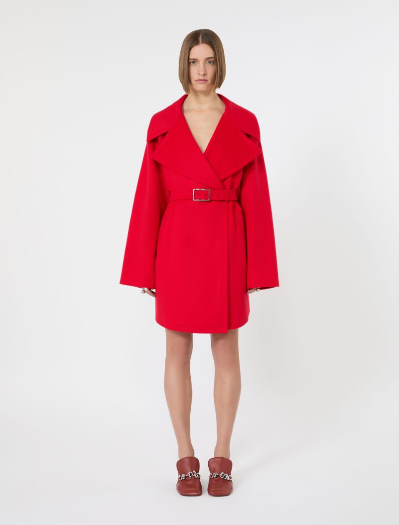 Short wool coat - RED - Sportmax - 2