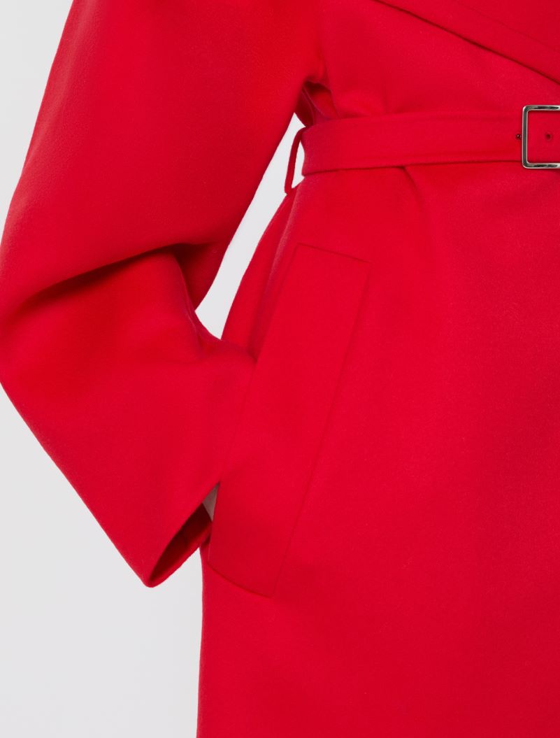 Short wool coat - RED - Sportmax - 5