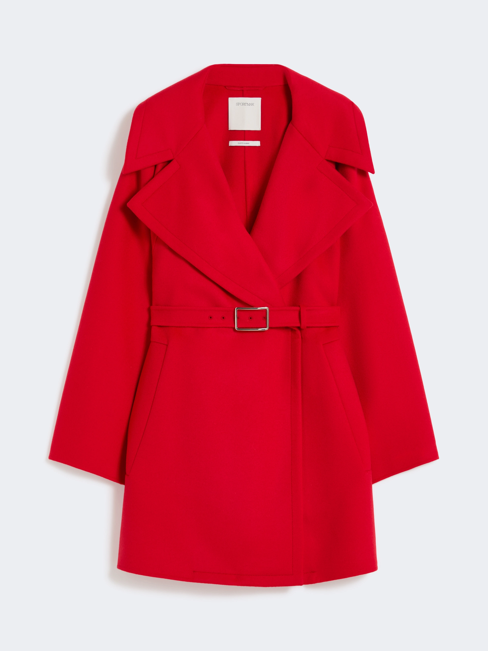 Short wool coat - RED - Sportmax - 6