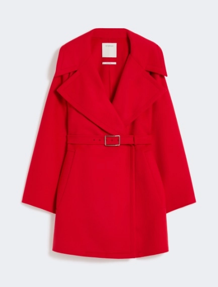 Short wool coat - RED - Sportmax - 7