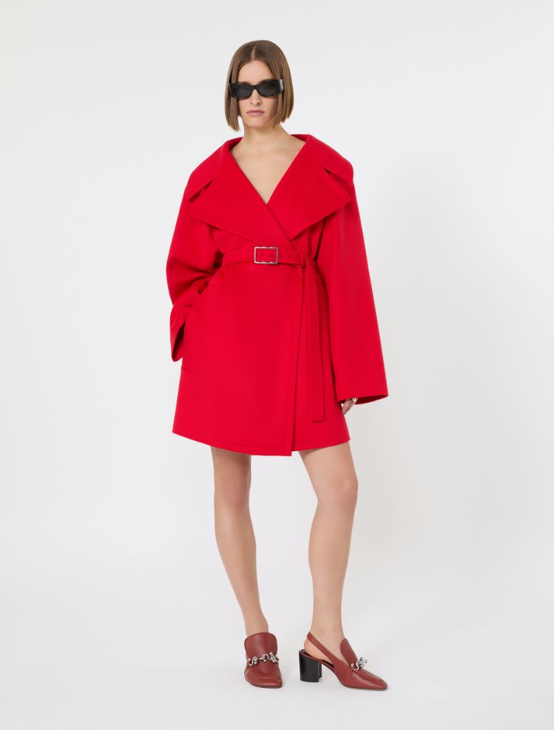 Short wool coat - RED - Sportmax