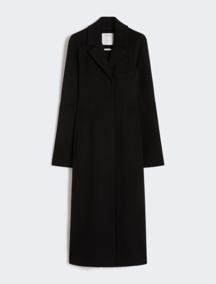 Slim-fit long wool coat - BLACK - Sportmax - 6