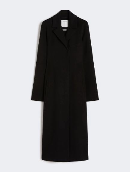 Slim-fit long wool coat - BLACK - Sportmax