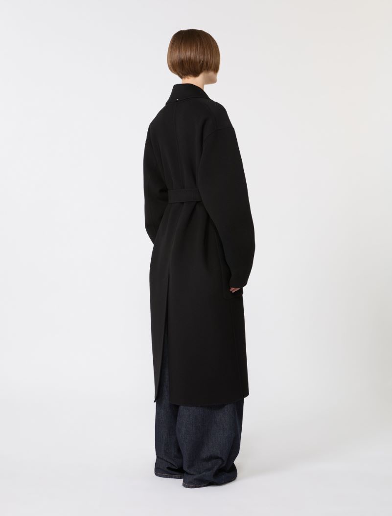 Pure wool robe coat - BLACK - Sportmax - 3