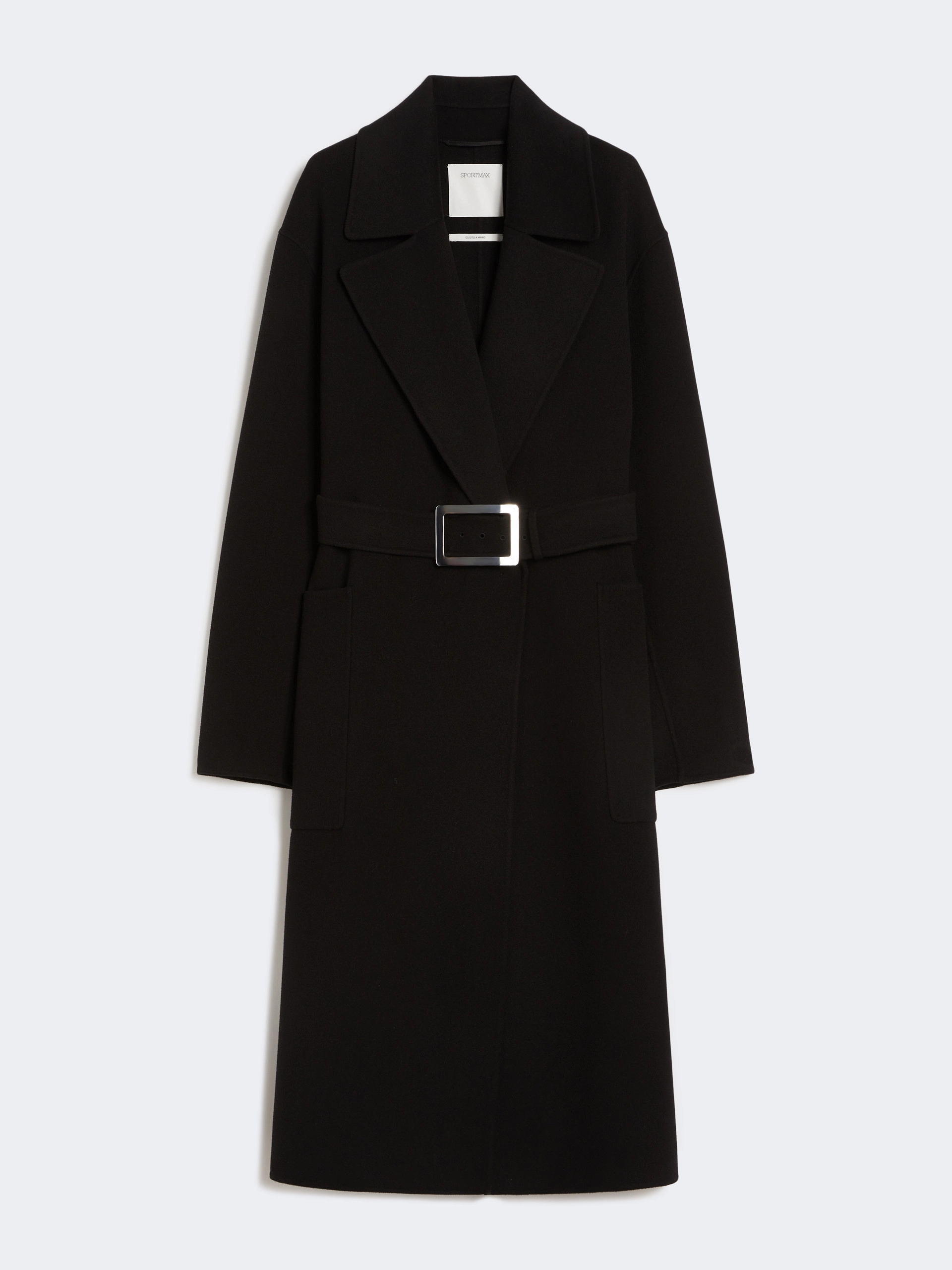 Pure wool robe coat - BLACK - Sportmax - 5