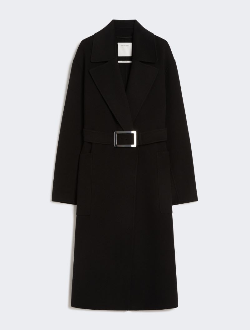 Pure wool robe coat - BLACK - Sportmax - 6