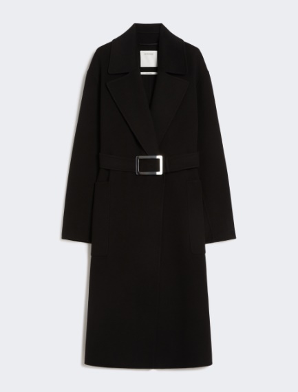 Pure wool robe coat - BLACK - Sportmax - 6