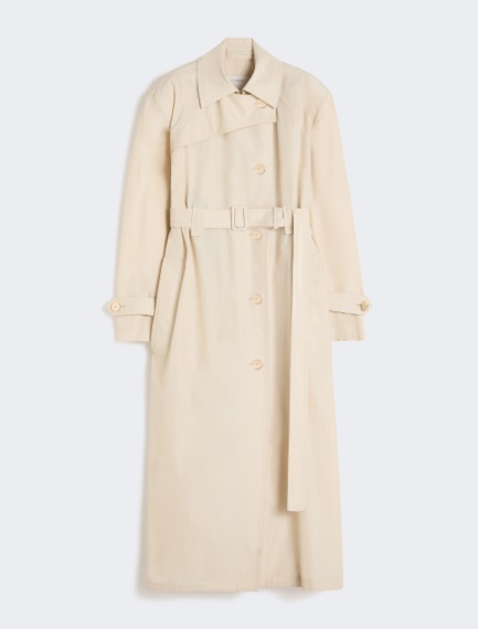Water-repellent cotton trench coat - VANILLA - Sportmax - 6