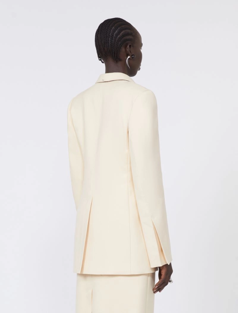 Gabardine blazer - VANILLA - Sportmax - 3
