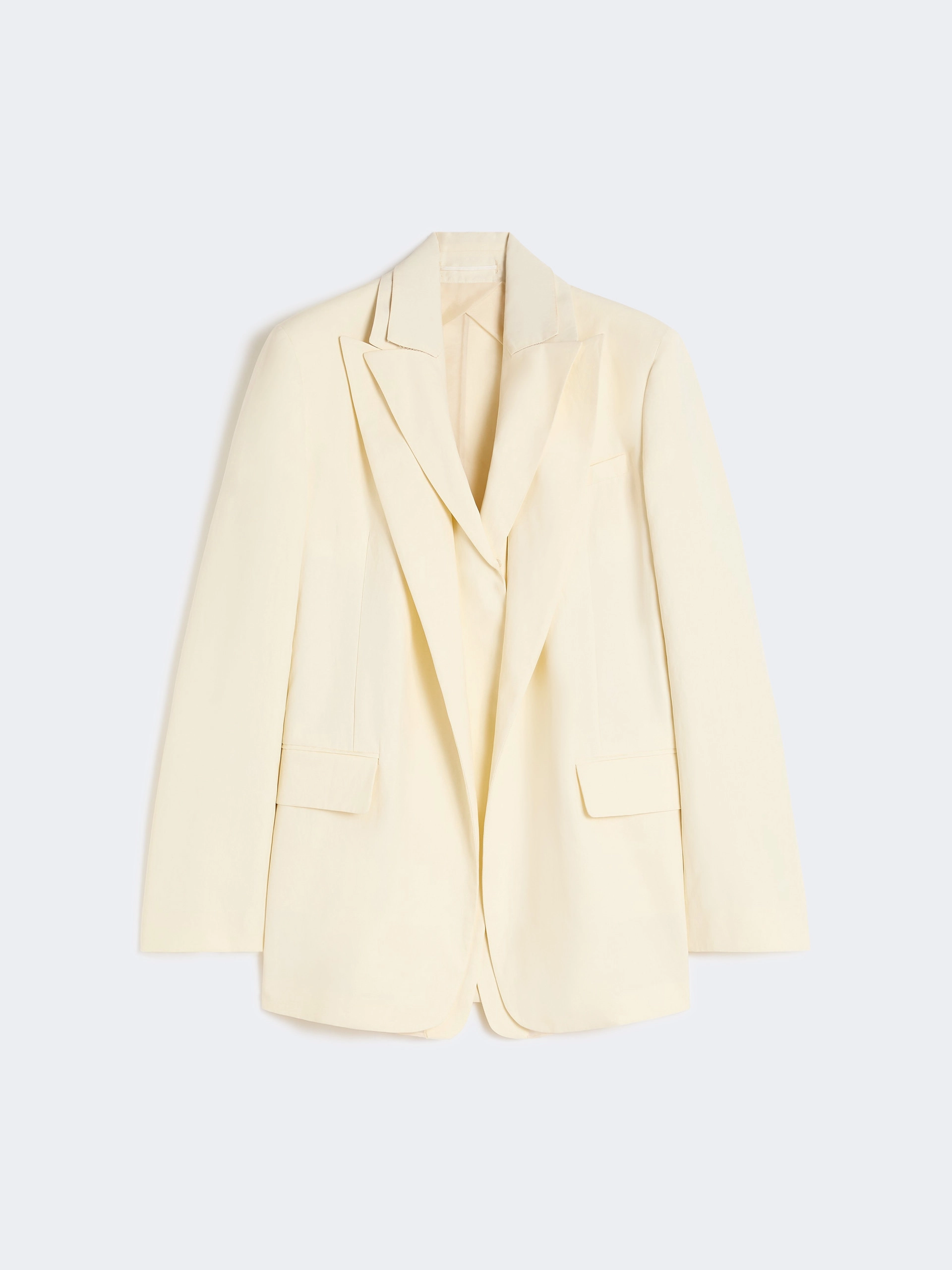 Viscose-blend double-collar blazer - LIGHT YELLOW - Sportmax - 6