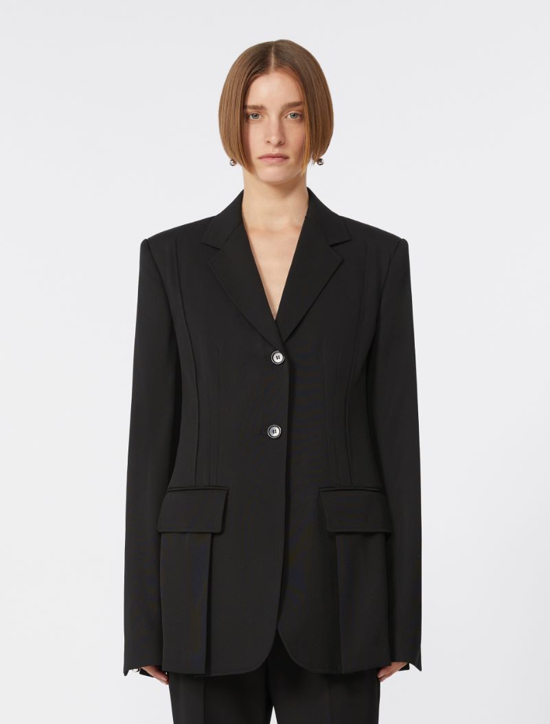 Slim-fit double-dart blazer - BLACK - Sportmax - 2