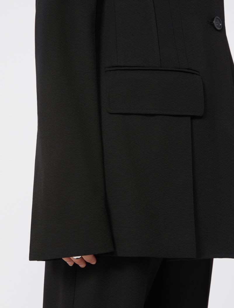 Slim-fit double-dart blazer - BLACK - Sportmax - 5