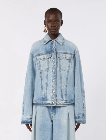 Two-piece denim jacket - MIDNIGHTBLUE - Sportmax - 2