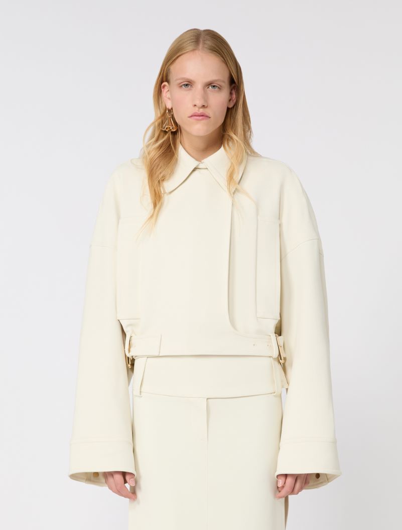 Giacchino in cady di viscosa - BIANCO AVORIO - Sportmax - 2