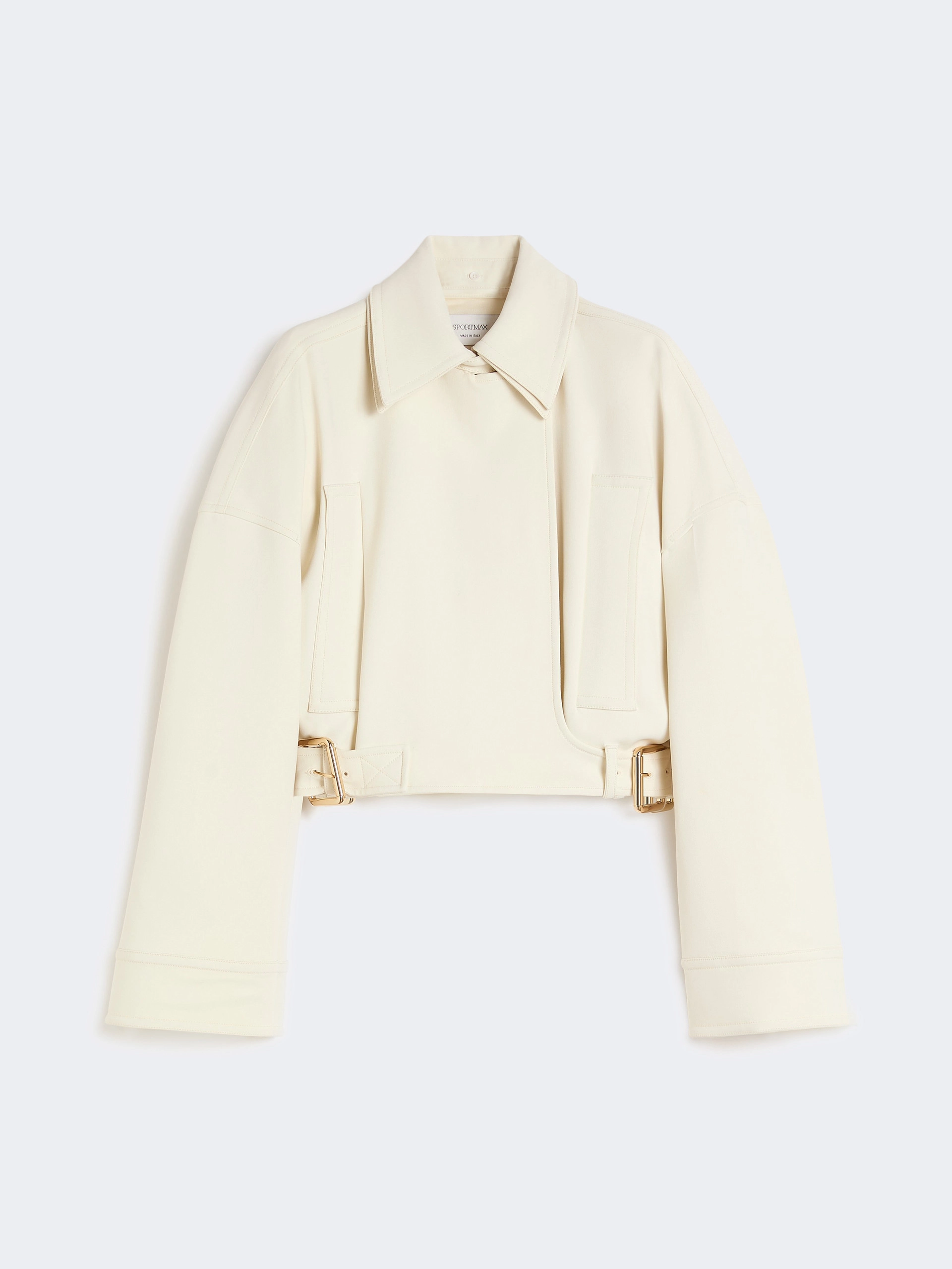 Viscose cady cropped jacket - IVORY - Sportmax - 6