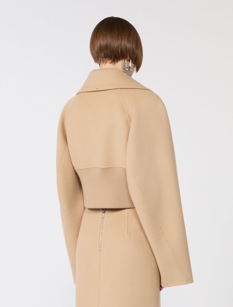 Short pure wool outerwear - CARAMEL - Sportmax - 3