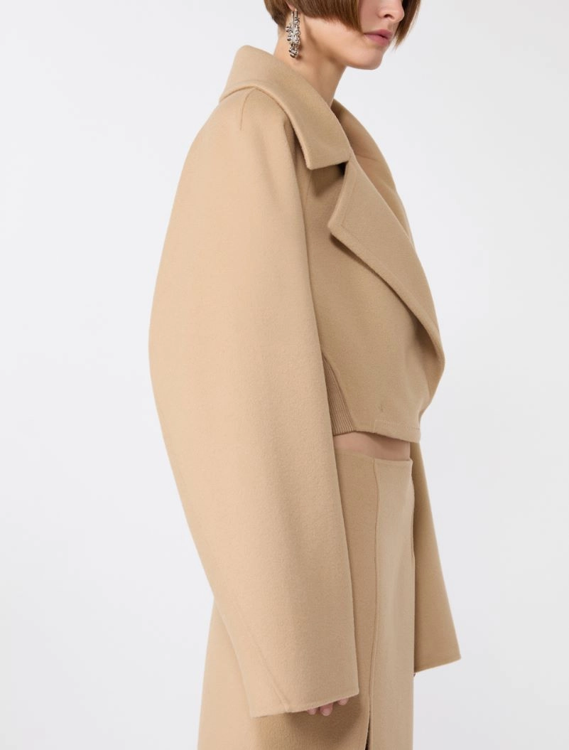 Short pure wool outerwear - CARAMEL - Sportmax - 5